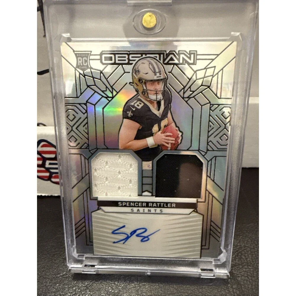 2024 Obsidian Spencer Rattler Rookie Patch Auto /99 RMI-SRR